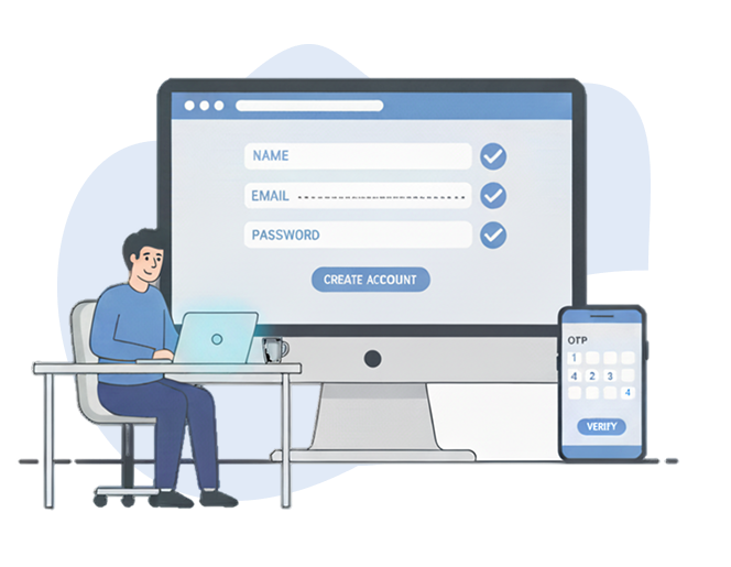 Secure Registration - Kammavar Naidu Matrimony step 1